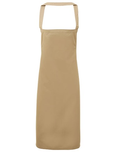 P-PR102-Organic Cotton Bib Apron (No Pocket)